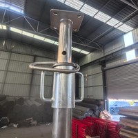 Étais en acier réglables pour dalles de terrasse, bordures de terrasse, dalles Webslab avec bordure Flangekerb, bandes de terrasse Deckstrip, coffrages Deckform et bandes de bordure Kerbstrip Deckband