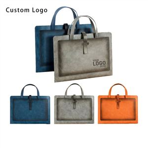 Organisateur de documents en cuir imperméable avec logo personnalisé pour les promotions et événements d'entreprise - Product Image 1