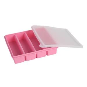 แม่พิมพ์ทำน้ำแข็งซิลิโคนแบบแท่งยาวสี่แถว แช่แข็งเร็ว ง่ายต่อการถอด - Product Image 4