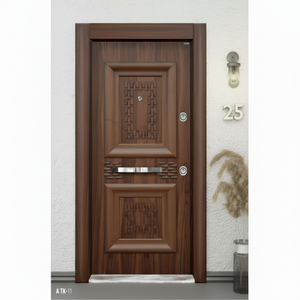 ประตูรักษาความปลอดภัยเหล็กกันขโมยราคาเป็นมิตรต่อสิ่งแวดล้อมสำหรับวิลล่าโรงแรมและทางเข้าภายในที่พักอาศัย - Product Image 1