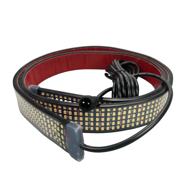 Lumina DIY Replacement 5-Row Pure White High-Density Flexible LED Strips IP67 Waterproof 12V Car Wheel Lights for Trucks Cars