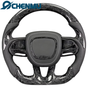 <span class=keywords><strong>Volant</strong></span> en fibre de carbone forgé personnalisé pour Dodge Charger SRT Challenger Hellcat 2008 2009 2010 2011 2012 2013 2014 2015 - Product Image 2