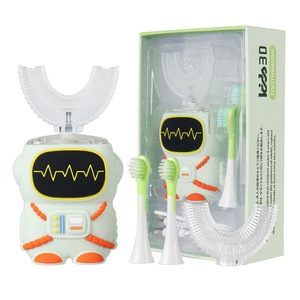 Brosse à dents électrique OralGos Kids, design robot, rechargeable, étanche IPX7, pour enfants de 2 à 7 ans - Product Image 5