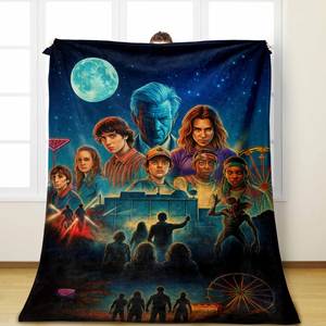 <span class=keywords><strong>Couverture</strong></span> en polaire <span class=keywords><strong>Stranger</strong></span> <span class=keywords><strong>Things</strong></span>, <span class=keywords><strong>couverture</strong></span> de canapé multifonctionnelle, <span class=keywords><strong>couverture</strong></span> en polaire imprimée numérique - Product Image 6