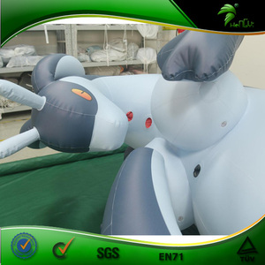 หงอี้ ของเล่นเป่าลมรูปมังกร โกลด์รา ของเล่นเป่าลมขี่ได้ ทำจากพลาสติก พร้อมลูกบอล - Product Image 5