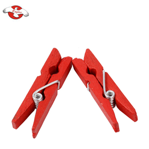 Decorative Clip of Colored Wooden Clothespin <strong>Mini</strong> Craft Clothes <strong>Pegs</strong> - Product Image 1