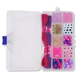 <span class=keywords><strong>Bracelet</strong></span> en perles plaqué or bohème Beach Girl Ensemble de bijoux pour femmes avec perles en argile polymère coeur étoile pour 5 à 7 <span class=keywords><strong>ans</strong></span> - Product Image 5