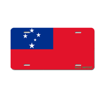 Plaques d'immatriculation personnalisées avec drapeau de Saint-Vincent-et-les-Grenadines, plaque d'immatriculation nationale personnalisée, plaque décorative