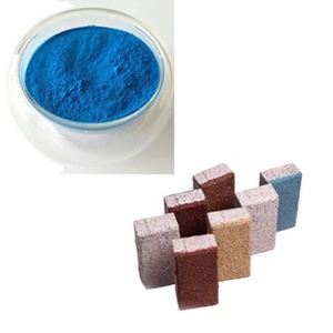 Ciment béton oxyde de fer bleu Afrique bleu bleu profond trésor bleu noir rouge encre peinture asphalte pavé bleu poudre - Product Image 2