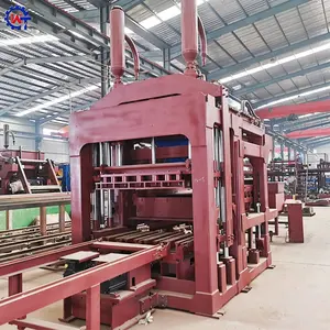 Qt10-15 Full Automatic Concrete Cement Paving Stock Block Brick Making Machinery Machine In Middle East