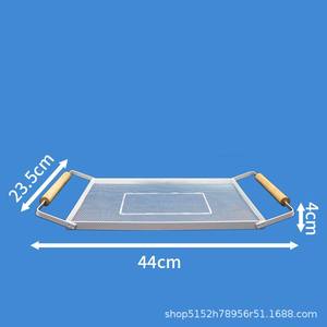 モダンな金属ディスプレイ提供スナックトレイプレート皿滑り止めパーティーカスタマイズされたロゴを使用することができます - Product Image 4