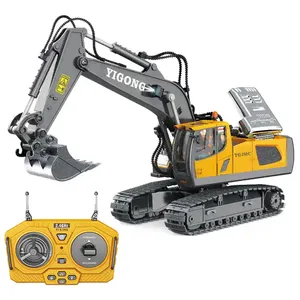 New 1/20 11 Ch 2.4Ghz 40 Minutes Digging Construction Engineering Toys Remote Control Rc Excavator Model