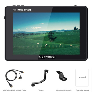 Monitor FEELWORLD LUT7S PRO de 7 Pulgadas y 2200nit HDR <span class=keywords><strong>con</strong></span> Pantalla Táctil y LUT 3D para Producción Cinematográfica, Logotipo OEM Personalizado, Directo de Fábrica - Product Image 6