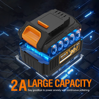 Polisseuse de voiture sans fil MAXXT 20V Mini Nano à double action avec batterie pour le detailing automobile