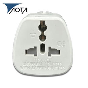 محول كهربائي عالمي للسفر بمنفذ واحد 10 أمبير مع تأريض قياسي لأوروبا والمملكة المتحدة - Product Image 2