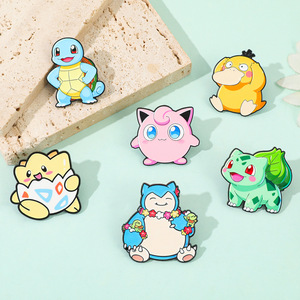 Badge en métal amusant Pokémon, mignon Charmander, broche en alliage avec technique d'huile coulante - Product Image 2