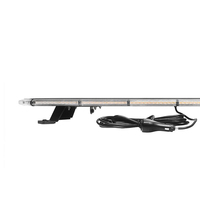 Barre lumineuse d'avertissement LED extrêmement fine 74W, modulaire, ambre, clignotante, lumière d'urgence, étanche IP67, 12-24V, pour camion de chantier
