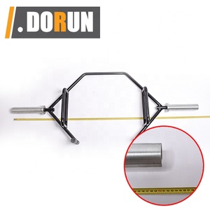 Placcato placcato aperto da 2 pollici barra della trappola della pressa da banco, barra esagonale di scrollata di spalle, barra di Deadlift per il sollevamento pesi di potenza - Product Image 5