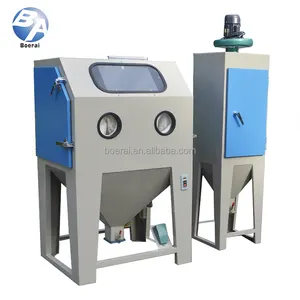 equipment CE compliant / Sand blasting machine with vacuum dust collector