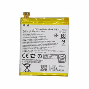 Batería de teléfono recargable ASUS C11P1507 Original 3000mAh Compatible con ASUS ZenFone Zoom ZX551 ZX550 ZX551ML Z00XSB