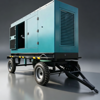 Générateur diesel super silencieux 250 kVA avec contrôleur de partage de charge pour parc de bureaux