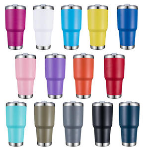 Vaso Térmico de 30 oz con Tapa, Vasos de Acero Inoxidable con Aislamiento al Vacío, Taza Reutilizable con Recubrimiento en Polvo, Taza de Viaje de Doble Pared a Prueba de Fugas - Product Image 3