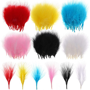 Dinde marabout mouche attachant des plumes laineux Bugger sangsue Streamer appâts artificiels pour la pêche à la mouche en rivière et en lac - Product Image 6