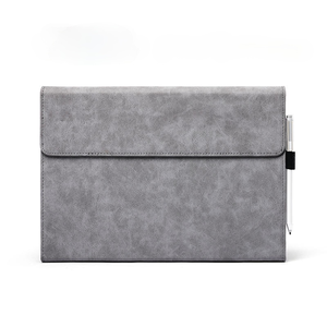 Étui de protection en cuir PU de luxe pour tablette <span class=keywords><strong>Microsoft</strong></span> Surface Pro 11 10 9 8 7 7+ 6 5 4 X et Surface Go 1 2 3 4, avec fonction support et rabat - Product Image 1