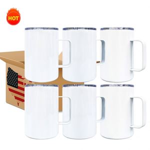 แก้วกาแฟแบบพกพา 12 ออนซ์ ผนังสองชั้น สำหรับงานซับลิเมชั่น พร้อมส่งฟรี - Product Image 1