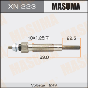 XN-223 MASUMA Piezas de Chasis, Bujía de Incandescencia de Alto Rendimiento D16V1 1600cc 11065-10T01 para NISSAN ATLAS - Product Image 2