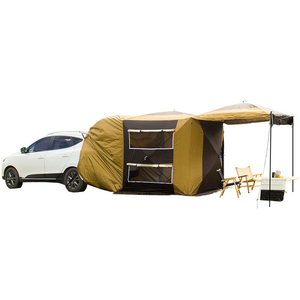 <span class=keywords><strong>Auvent</strong></span> de camping pliable et connectable pour <span class=keywords><strong>hayon</strong></span> de voiture, tente arrière pour SUV et fourgonnette, idéal pour le glamping et les événements en plein air - Product Image 1