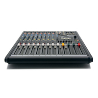 Thinuna MX-F8 Mixeur audio universel de haute qualité, 8 canaux stéréo, deux mélangeurs tressés, console de mixage audio DJ avec USB et effets