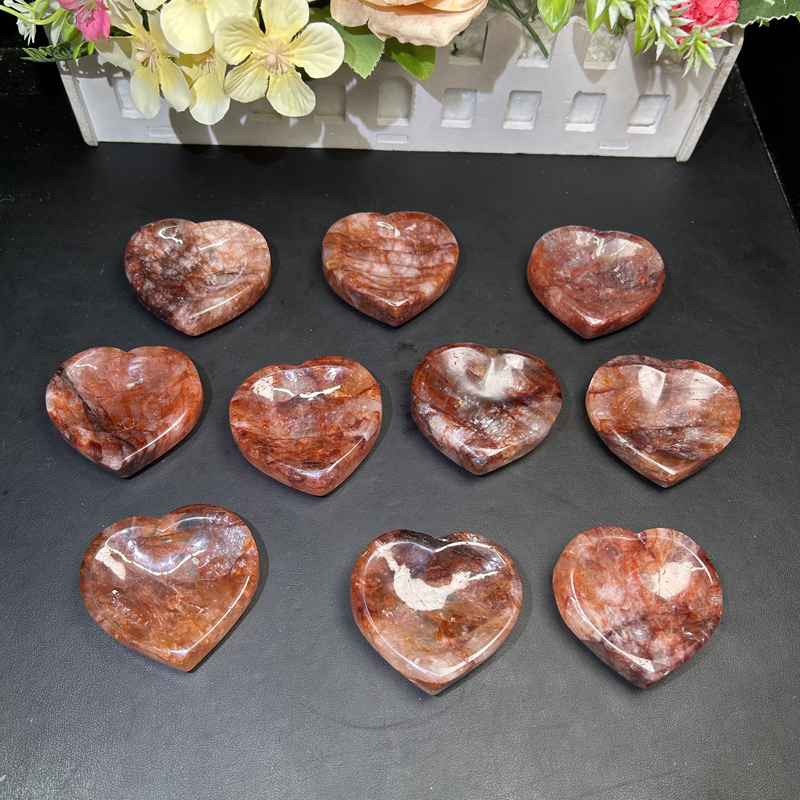 Red fire quartz