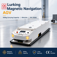 Robot mobile AGV sans conducteur certifié CE TZBOT, capacité de traction de 500 kg, pour le transport automatisé de chariots industriels