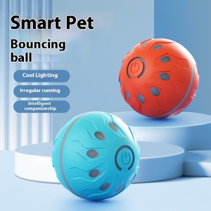 6.7cm Akıllı Zıplayan Elektrikli Çevre Dostu Modern Köpek Oyuncak Topu PC+ETPU Malzeme Şarj Edilebilir 6 Aydınlatma Efekti Diş Temizleme - Product Image 1