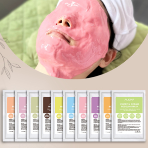 Mascarilla <span class=keywords><strong>Facial</strong></span> en Polvo de Gelatina de Fresa ODM, Mascarilla <span class=keywords><strong>Facial</strong></span> de Hidrogel en Polvo para el Cuidado de la <span class=keywords><strong>Piel</strong></span>, Mascarilla <span class=keywords><strong>Facial</strong></span> Blanqueadora de Colágeno B - Product Image 6