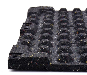 Màu xanh lá cây sức khỏe phòng tập thể dục sàn cao su EPDM hạt phòng tập thể dục <span class=keywords><strong>Mat</strong></span> sàn cao su 100x100cm phòng tập thể dục thảm sàn - Product Image 6