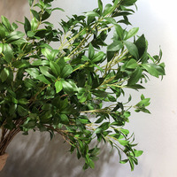 Yapay Pieris Japonica Plastik Yeşillik İç Mekan Peyzaj Zemin Dekoru Oturma Odası Japon Kalmia Dalı Yapay Çiçekler