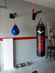 SELEWELL <span class=keywords><strong>Kit</strong></span> de sac de sport en acier robuste personnalisé Saco De Boxeo Accessoires de fitness avec porte-sac lourd Équipement de boxeur - Product Image 4