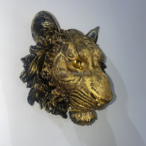 Arte animale moderna parete decorazioni scultura animale <span class=keywords><strong>lupo</strong></span> animale scultura 3 D parete parete statua artrite scultura - Product Image 4