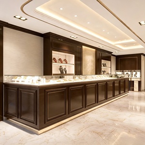 ร้านขายเครื่องประดับ นาฬิกา และสินค้าหรูหรา ออกแบบตกแต่งภายในร้านแบบครบวงจร ปรับแต่งได้ตามต้องการ ตู้โชว์กระจก ตู้โชว์เครื่องประดับ ตกแต่งร้านค้า - Product Image 2