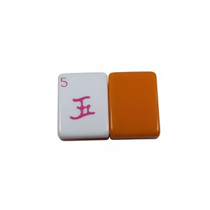 Juego de Mahjong Americano de 166 Fichas, 4 Capas, Acrílico, Lujoso, Mini, de Viaje, con Soportes y Empujadores Integrados - Product Image 6