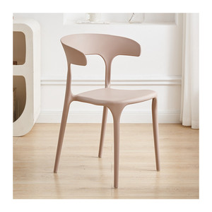 <span class=keywords><strong>Sillas</strong></span> de Comedor Apilables de <span class=keywords><strong>Polipropileno</strong></span> con Respaldo, <span class=keywords><strong>Diseño</strong></span> Elegante Estilo Cuerno, para Jardín, Cafetería, Hotel, Restaurante - Product Image 5