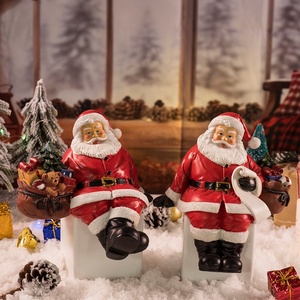Cross-Border Santa Claus Tabletop Ornament Home Christmas Gift Scene Christmas Decoration Resin <b>Craft</b> - Product Image 1
