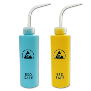ALLESD高品质塑料挤压式250毫升500毫升ESD可洗抗静电酒精凝胶分配器瓶