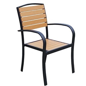 Balcone esterno in legno di plastica per esterni impermeabile e protezione solare sedia a dondolo esterna in legno di plastica per il tempo libero all'aperto - Product Image 1