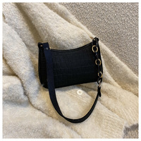 Sac à main en PU pour femme tendance avec sacs à main de luxe de créateurs, sac à bandoulière pour femme avec décoration en chaîne, prix abordable, sacs à main pour femmes