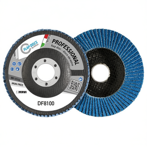Disco de Láminas Profesional Fervi DF8100, Disco Abrasivo Sin Hierro para Lijado de Metal - Product Image 1