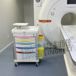 자기공학과 호환 비자성 의료 응급 트롤리 (전원 소켓 포함) - Product Image 5