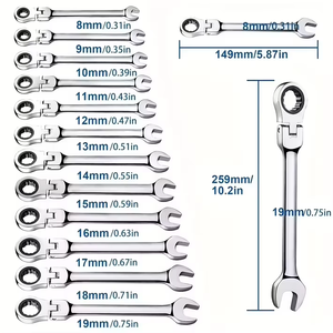Customized Industrial Inch Double Head CR-V Combination Wrench <strong>Set</strong> Metric Torque Wrench <strong>Spanner</strong> <strong>Ratchet</strong> Hand Tool OEM Support - Product Image 4
